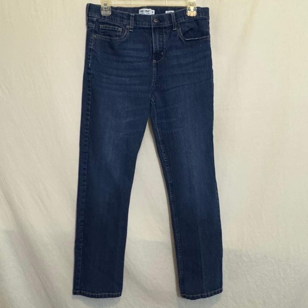 B-169‎ Boys True Craft Straight Leg Denim Blue Jeans Size 18